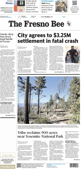 Cover of The Fresno Bee
