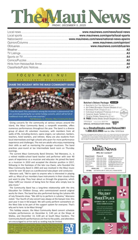 Cover of The Maui News