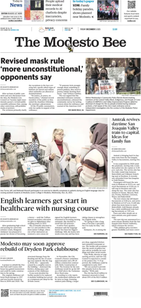 Cover of The Modesto Bee