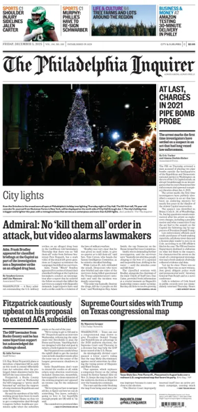 Cover of The Philadelphia Inquirer
