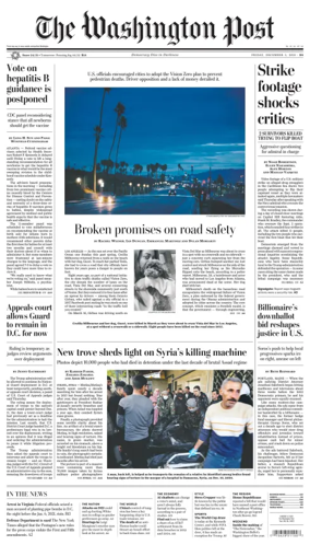 Cover of The Washington Post