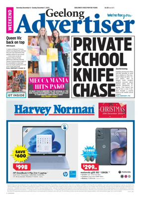 Cover of Geelong Advertiser