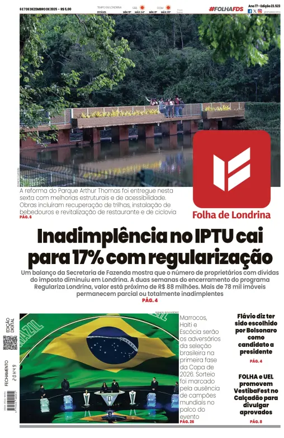 Cover of Folha de Londrina