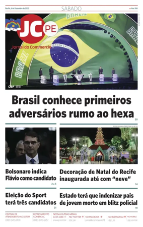 Cover of Jornal do Commercio