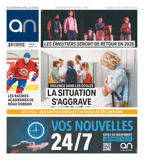 Cover of Acadie Nouvelle