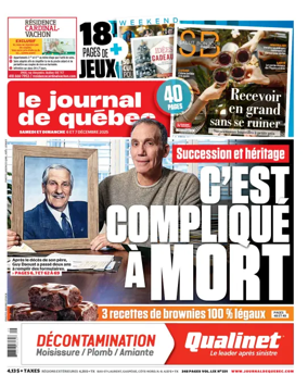 Cover of Le Journal de Quebec