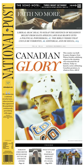 Cover of National Post - (Latest Edition)