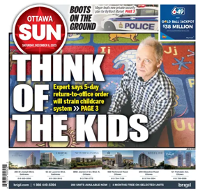 Cover of Ottawa Sun