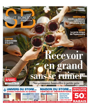 Cover of Le Journal de Quebec - Salut Bonjour Magazine