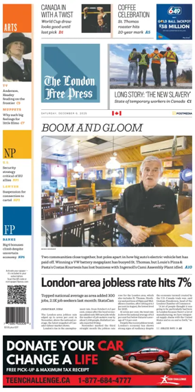 Cover of The London Free Press