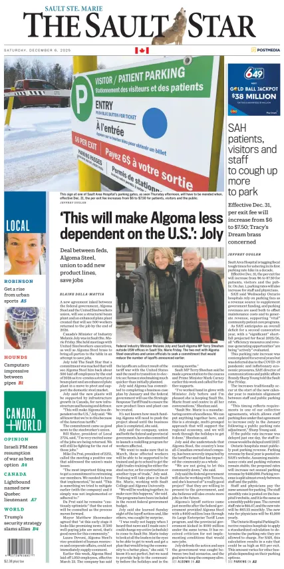 Cover of The Sault Star