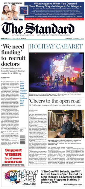 Cover of The Standard (St. Catharines)
