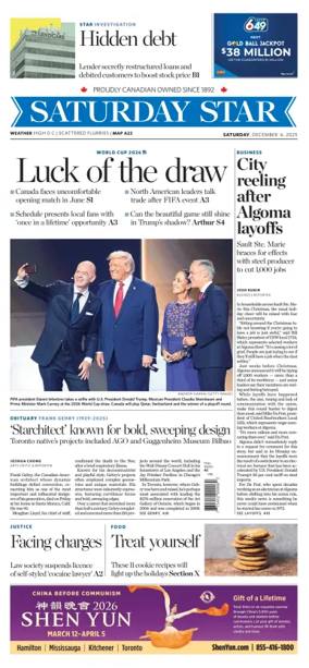 Cover of Toronto Star