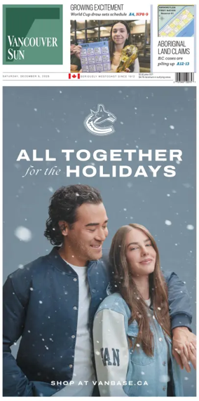Cover of Vancouver Sun