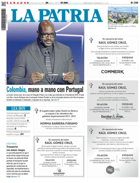 Cover of La Patria (Colombia)