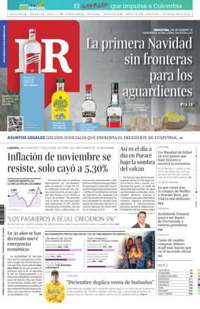 Cover of La Republica (Colombia)