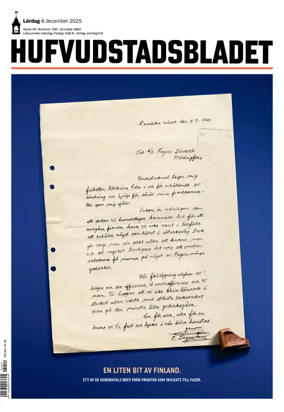 Cover of Hufvudstadsbladet