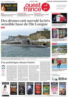 Cover of Ouest France (Challans / Saint-Gilles-Croix-de-Vie)