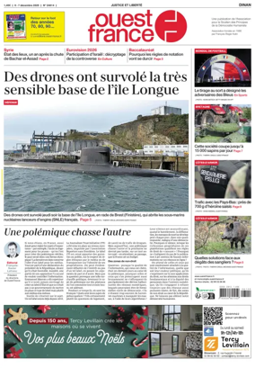 Cover of Ouest France (Dinan)