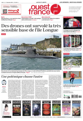 Cover of Ouest France (Les Herbiers / Montaigu)