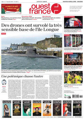 Cover of Ouest France (Nantes / Nord-Loire)