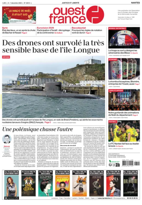 Cover of Ouest France (Nantes)