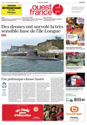 Cover of Ouest France (Pontivy)