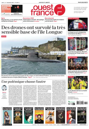 Cover of Ouest France (Pornic / Pays de Retz)