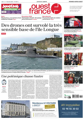 Cover of Ouest France (Rennes Nord)