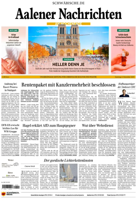 Cover of Aalener Nachrichten