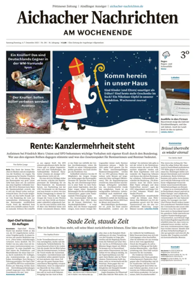 Cover of Aichacher Nachrichten