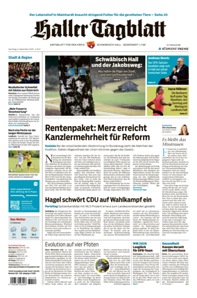 Cover of Haller Tagblatt