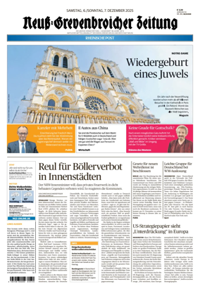 Cover of Neuss-Grevenbroicher Zeitung Neuss