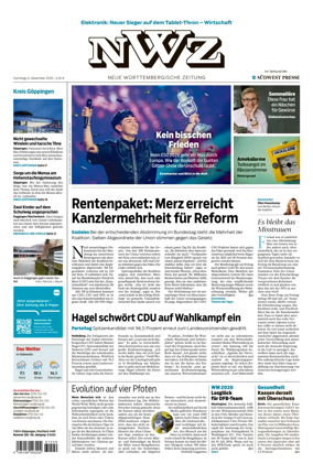 Cover of NWZ  (Göppinger Kreisnachrichten)
