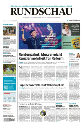 Cover of Rundschau für den Schwäbischen Wald – Der Kocherbote