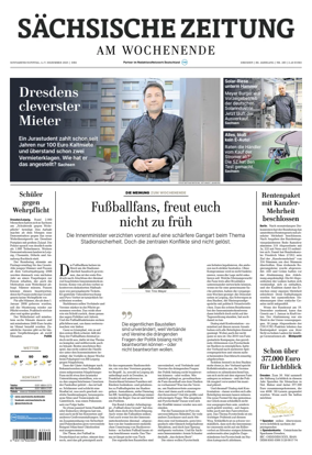 Cover of Sächsische Zeitung  (Dresden)