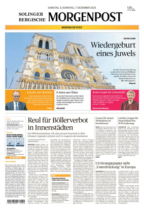 Cover of Solinger Bergische Morgenpost/Remscheid