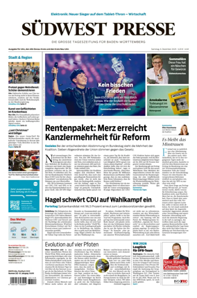 Cover of Südwest Presse (Ulm)