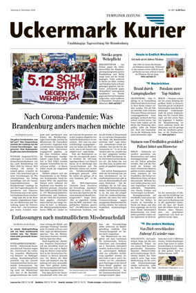 Cover of Templiner Zeitung