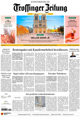 Cover of Trossinger Zeitung