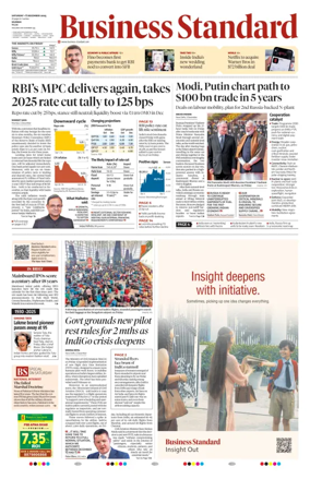 Cover of Business Standard