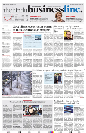 Cover of BusinessLine (Delhi)