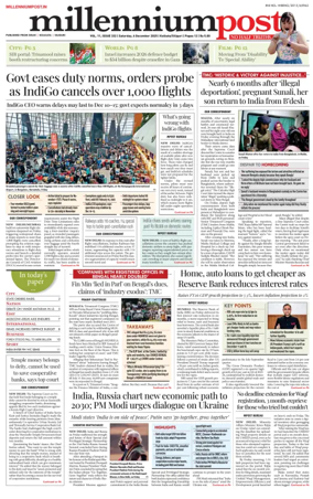 Cover of Millennium Post (Kolkata)