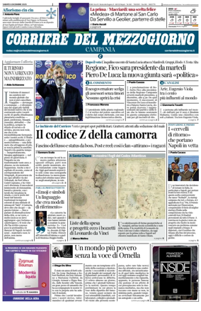 Cover of Corriere del Mezzogiorno (Campania)