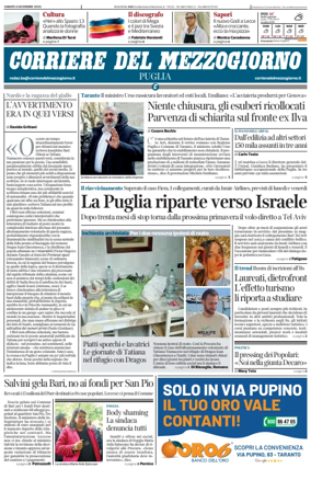 Cover of Corriere del Mezzogiorno (Puglia)