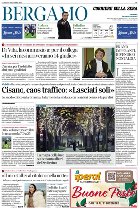 Cover of Corriere della Sera (Bergamo)