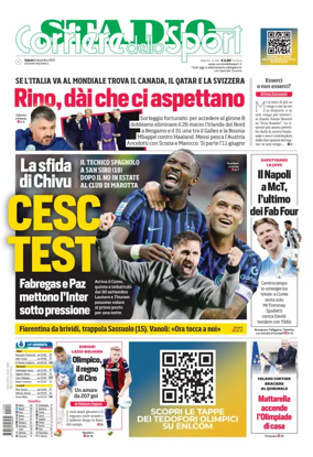 Cover of Corriere dello Sport Stadio (Nazionale)