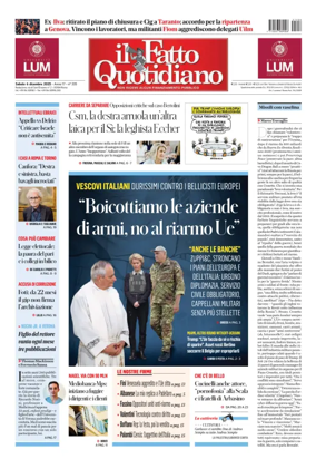 Cover of Il Fatto Quotidiano