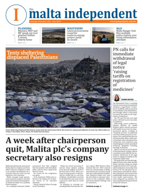 Cover of Malta Independent