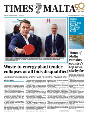 Cover of Times of Malta